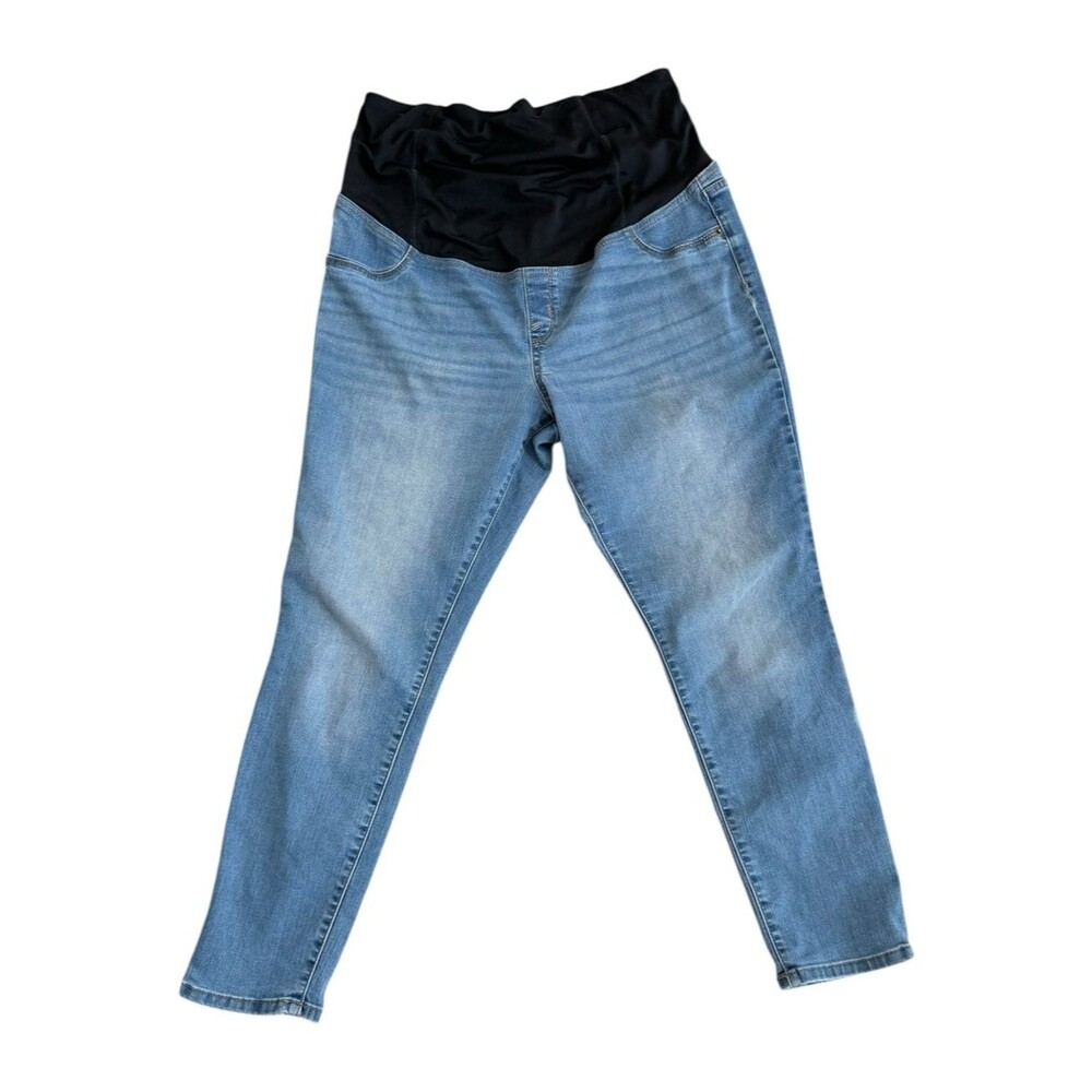 Isabel Maternity by Ingrid & Isabel Blue Denim Jeggings. 14/32R.